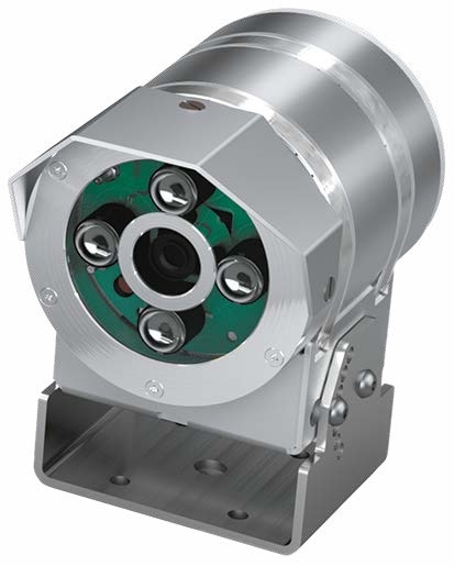 Камера видеонаблюдения — вид сбоку